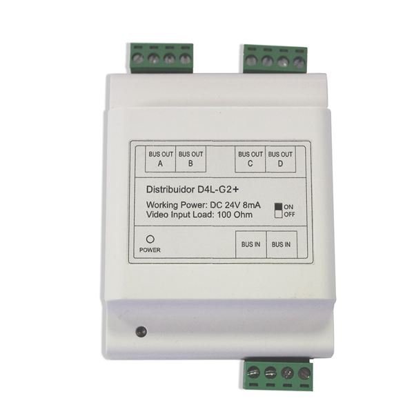 Videodistributor D4L-G2+/DIN, pro 4 monitory