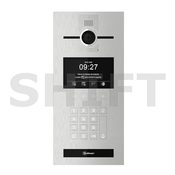 Vstupní panel IP 6502/G+/2SAFE, kódová klávesnice, el. seznam jmen