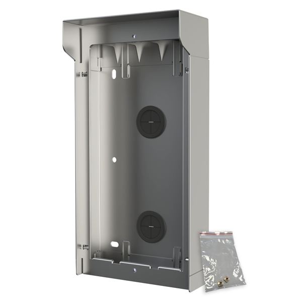 Box povrchový se stříškou S872/AL SUPRA, 2 moduly