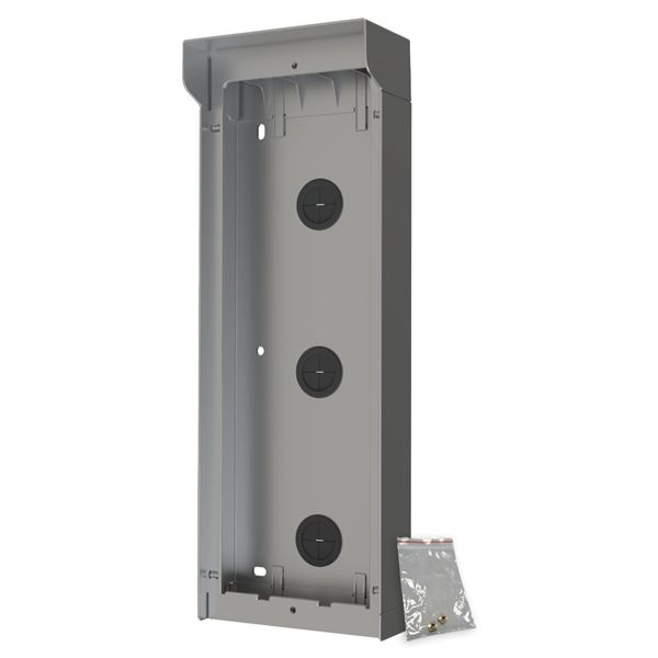 Box povrchový se stříškou S873/AL SUPRA, 3 moduly