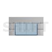 Modul dvouřadý S3240/AL SUPRA, 4 tlačítka