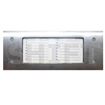 Modul pro jmenovky NP- 2511 nerez INOX (H. pro CP-2513)