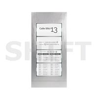 Panel pro jména 6502/INFO, nerez INOX