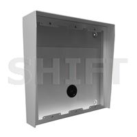 Box na povrch se stříškou N879/AL, 3x3 moduly