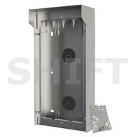 Box povrchový se stříškou S872/AL SUPRA, 2 moduly