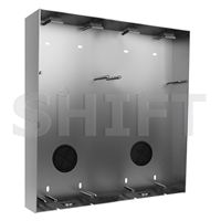 Stříška černá INOX S7865 BLACK pro panel IP 6502/G+ BLACK