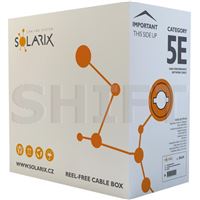 Kabel c.5e, FTP PE, venkovní, SOLARIX, box 305m