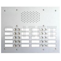 Antivandal vstupní panel 20 tlačítek, čtyři řady, provedení AL