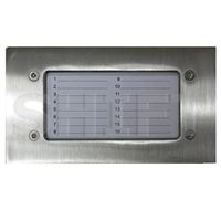 Modul pro jmenovky NP- 2521 nerez INOX (H. pro CP-2523)