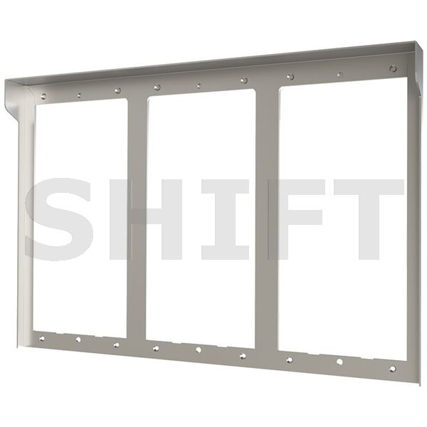 Stříška S723/AL SUPRA, 2x3 moduly (3 sloupce, 2 řady)