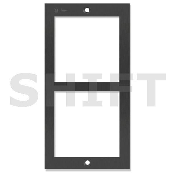 Montážní rámeček NX6002 BLACK, 2 moduly, černý