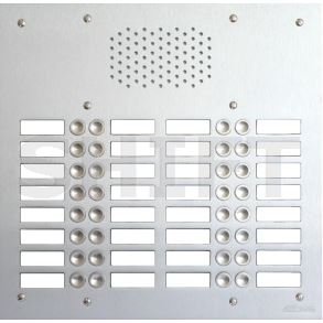 Antivandal vstupní panel 32 tlačítek, provedení AL