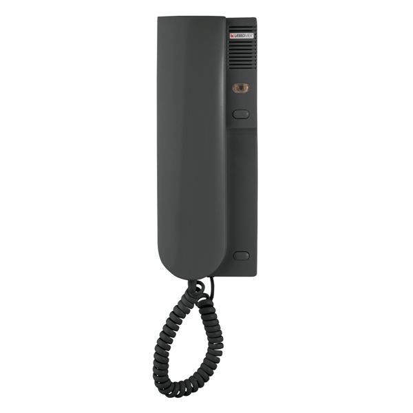 Domácí telefon LY-8, barva grafitová tmavá, 2x tlačítko