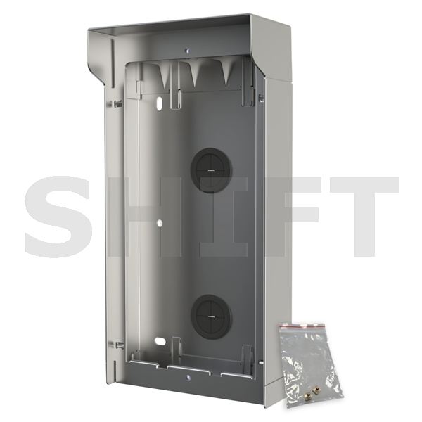 Box povrchový se stříškou S872/AL SUPRA, 2 moduly