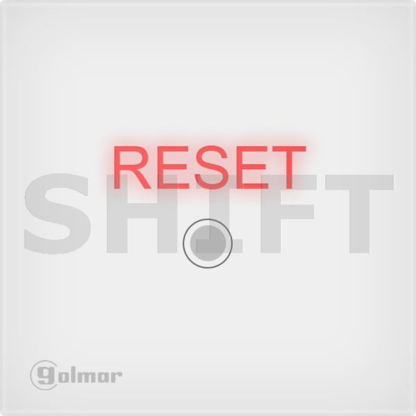 Resetovací tlačítko PR/KSLBM pro bezbariérové WC