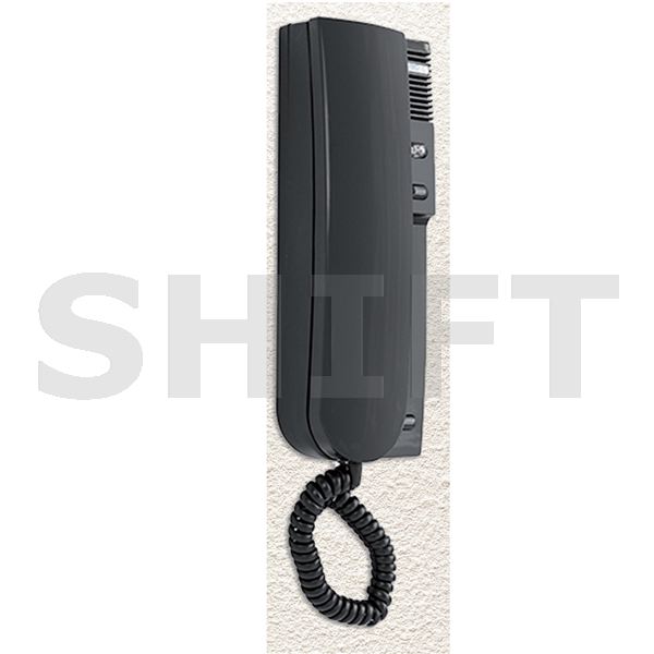 Domácí telefon LY-8, barva grafigová tmavá, 2x tlačítko