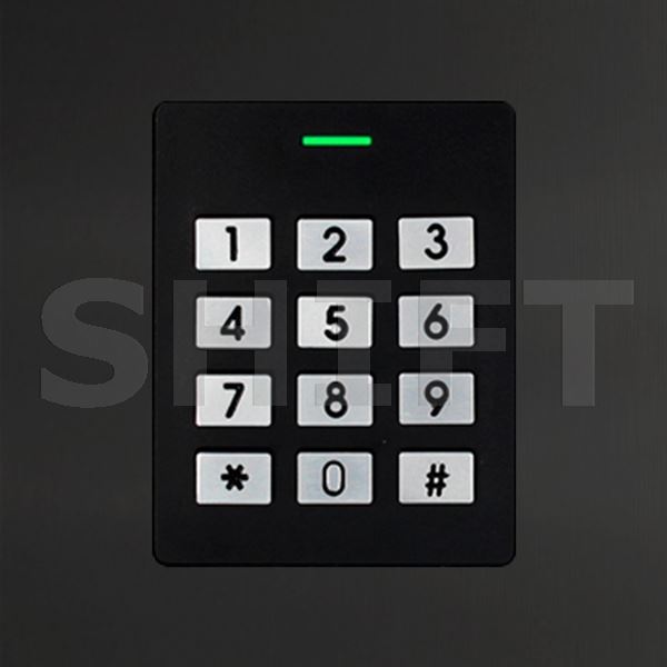 Čtečka NX3000/CODEPROX-N BLACK, NEXA INOX černá, RFID a klávesnice