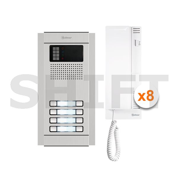 Audio kit 8 tlačítek N4280/T-500, 4+n