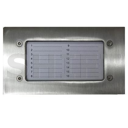 Modul pro jmenovky NP- 2521 nerez INOX (H. pro CP-2523)