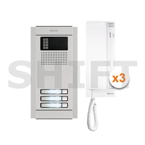 Audio kit 3 tlačítka N4130/T-500, 4+n