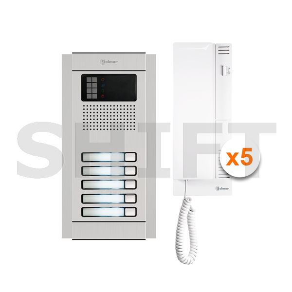 Audio kit 5 tlačítek N4150/T-500, 4+n