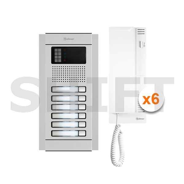 Audio kit 6 tlačítek N4160/T-500, 4+n