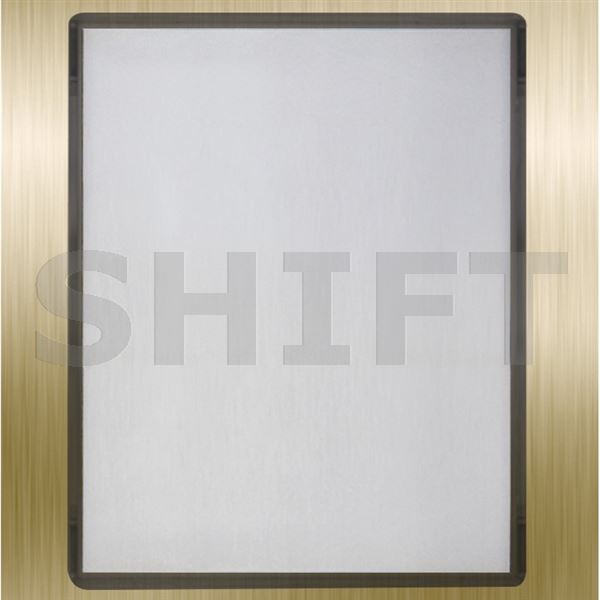 Modul prázdný NX3002 GOLD, velké informační okénko, zlatý povrch