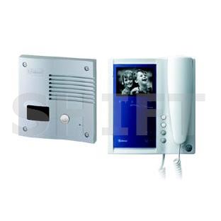 Video kit černobílý SV-815/R5 AL, šedý panel, 5 vodičů digital