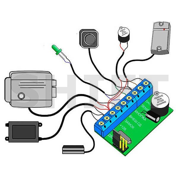 Řídící jednotka Z-5R, PCB - plošný spoj, pro Dallas nebo RFID čtečky