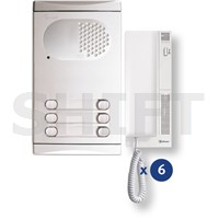 Audio kit 6 tlačítek 4260/AL, 4+n