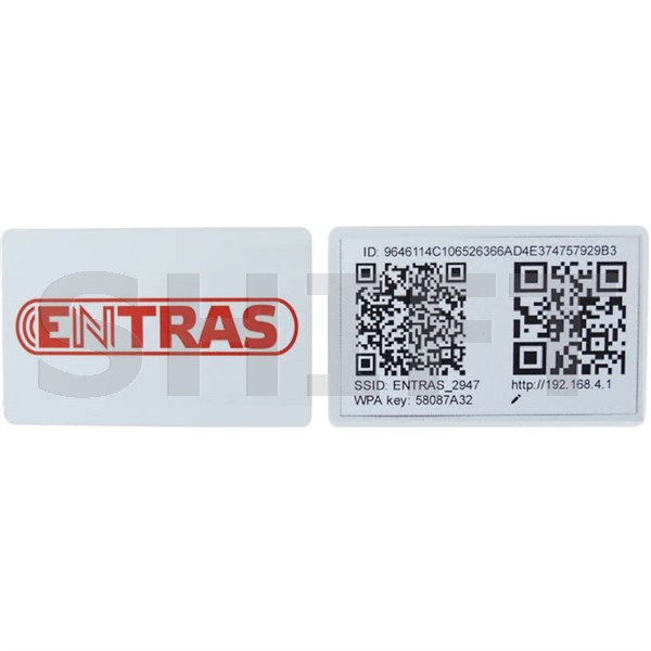 Set čtečka ENTRAS včetně antény, SD karty a konfigurační karty